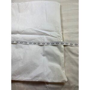 White Polypropylene Pillow Cover 20x28 Inches With Zipper Closure 66h NEW PICS